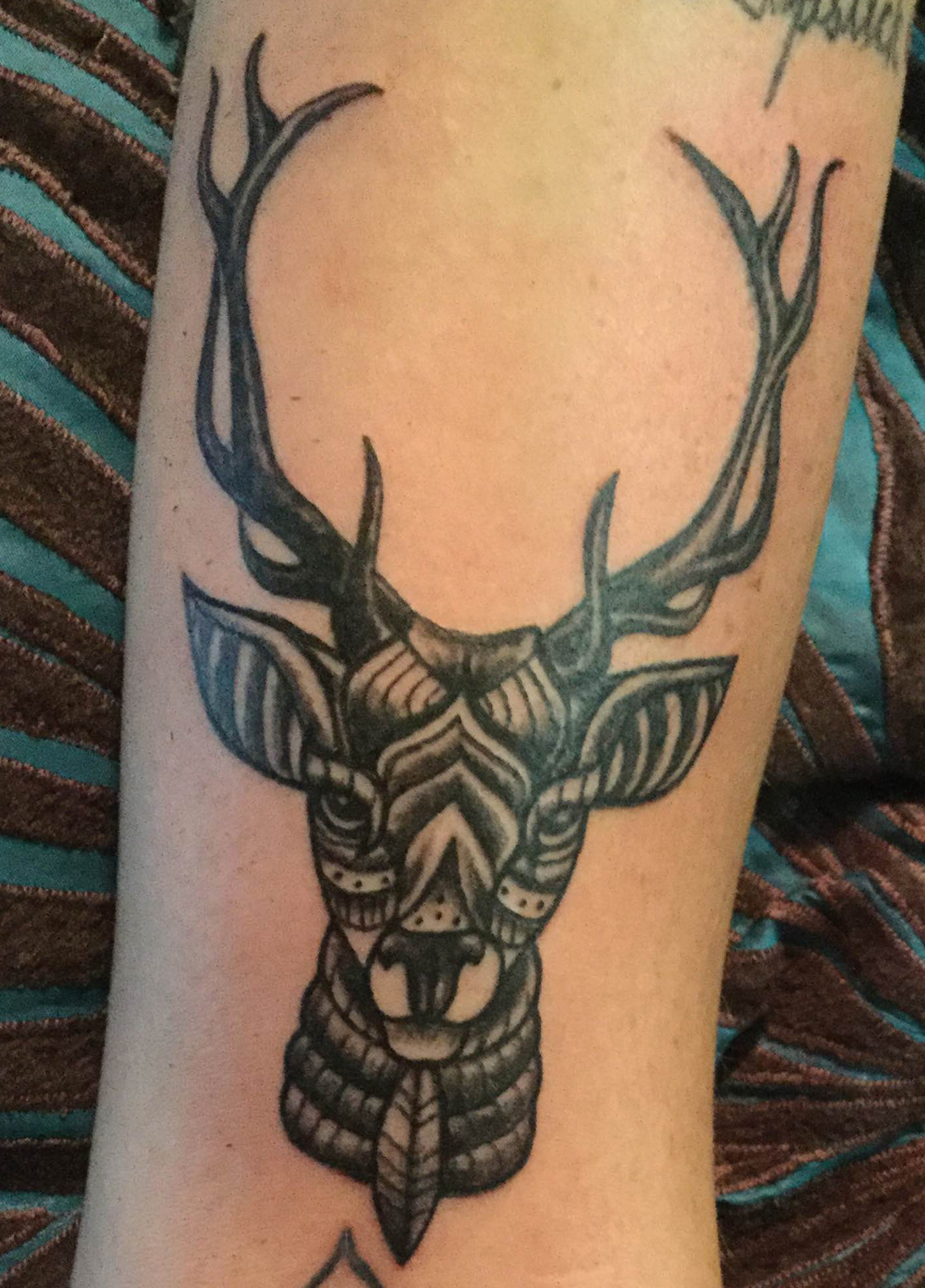 Stag head – Tucson Tattoo Shop